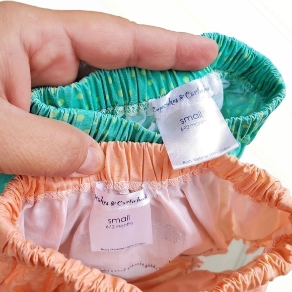 2 Cupcakes and Cartwheels sz 6-12m diaper covers - Picture 9 of 10